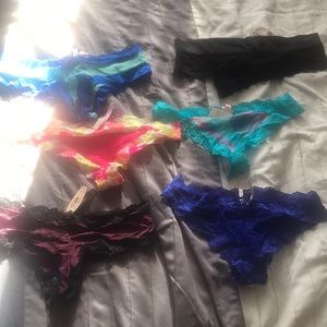 Brand new victoria’s Secret 6 pair of lace thongs